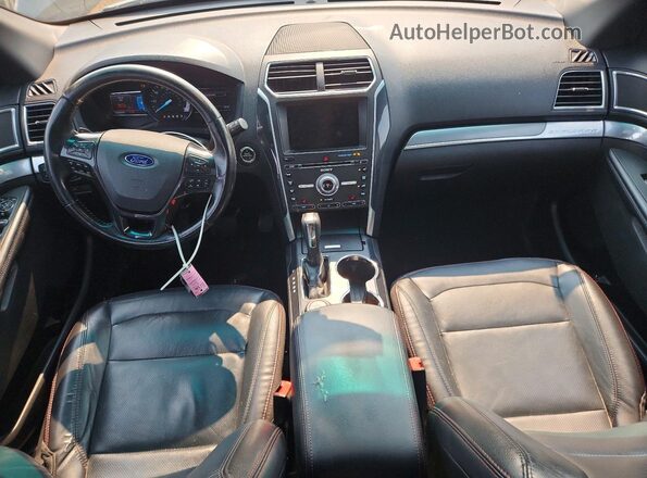 1FM5K8GT4GGC25789 2016 FORD EXPLORER Black Widok zestawu wskaźników