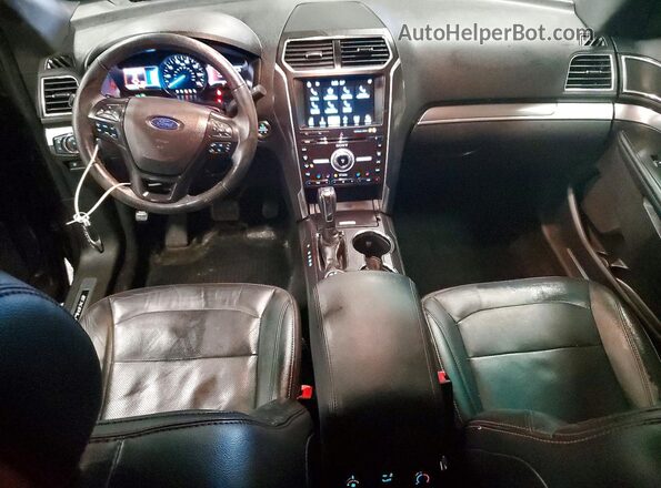 1FM5K8GT4HGA98575 2017 FORD EXPLORER Gray Вид панелі приладів