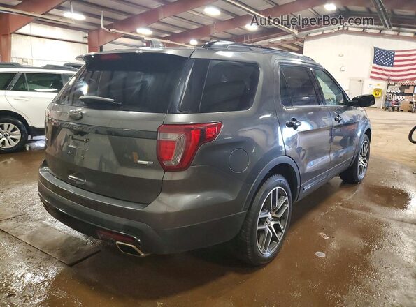 1FM5K8GT4HGA98575 2017 FORD EXPLORER Gray Задня права чверть