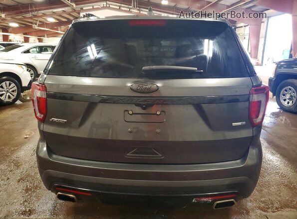 1FM5K8GT4HGA98575 2017 FORD EXPLORER Gray Вид ззаду