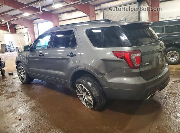 1FM5K8GT4HGA98575 2017 FORD EXPLORER Gray Задня ліва чверть