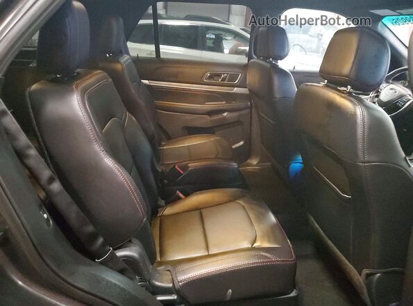 1FM5K8GT4HGA98575 2017 FORD EXPLORER Gray Вид задніх сидінь