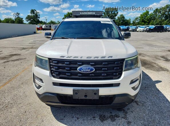 1FM5K8GT4HGC22795 2017 FORD EXPLORER White წინა ხედი