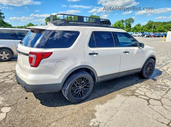 1FM5K8GT4HGC22795 2017 FORD EXPLORER White უკანა მარჯვენა