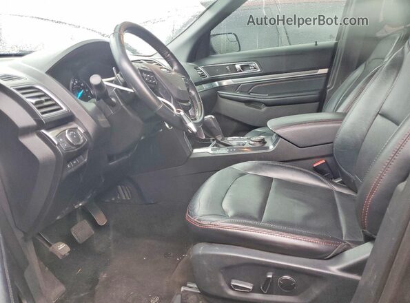 1FM5K8GT4HGC64836 2017 FORD EXPLORER Gray Вид салону спереду