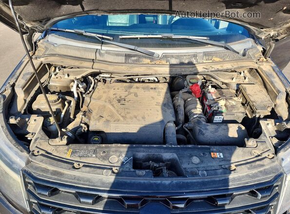 1FM5K8GT4HGC64836 2017 FORD EXPLORER Gray Вид задньої частини салону