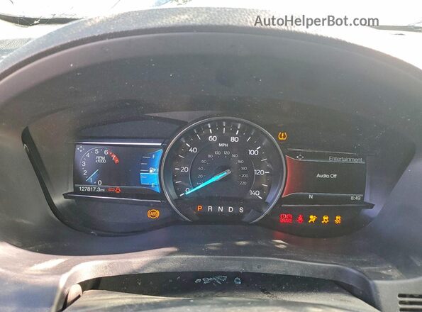 1FM5K8GT4JGA55795 2018 FORD EXPLORER Белый Вид щитка приборов