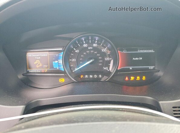 1FM5K8GT4JGC86468 2018 FORD EXPLORER Black Вид щитка приладів