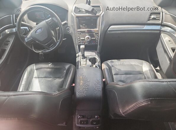1FM5K8GT5GGA75708 2016 FORD EXPLORER White Вид підкапотного простору