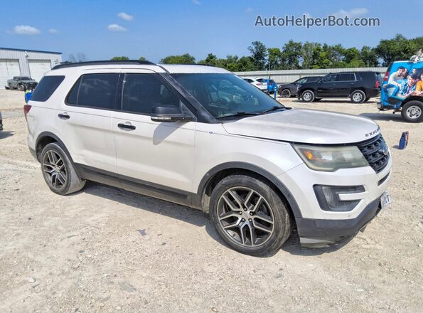 1FM5K8GT5GGA75708 2016 FORD EXPLORER White Передня права чверть