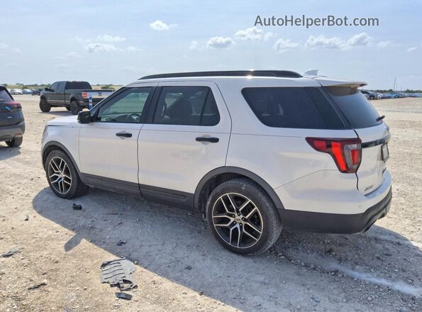 1FM5K8GT5GGA75708 2016 FORD EXPLORER White Задня ліва чверть