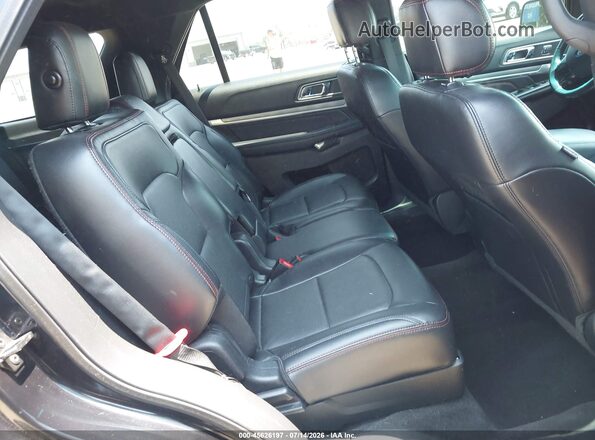 1FM5K8GT5GGD22631 2016 FORD EXPLORER Black Widok naklejki z numerem VIN