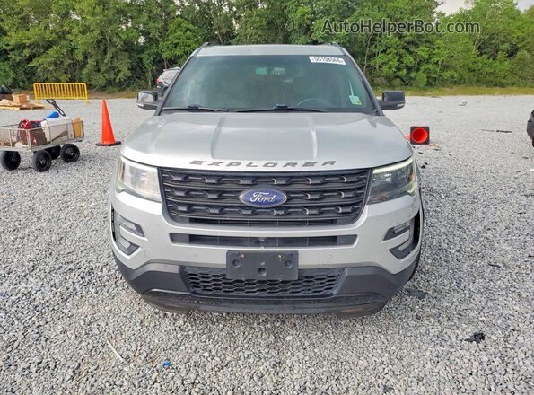 1FM5K8GT5HGA22024 2017 FORD EXPLORER Серебряный Вид спереди