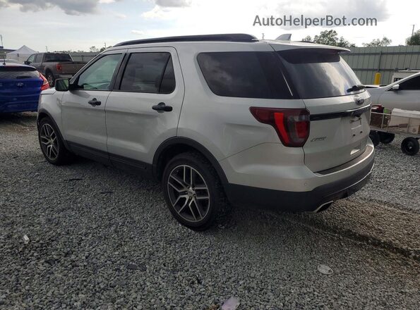 1FM5K8GT5HGA22024 2017 FORD EXPLORER Серебряный Задняя левая четверть