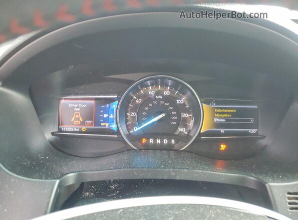1FM5K8GT5HGA22024 2017 FORD EXPLORER Серебряный Вид щитка приборов