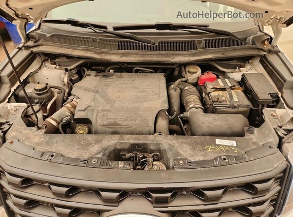 1FM5K8GT5HGA49191 2017 FORD EXPLORER White Вид підкапотного простору
