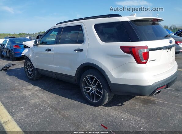 1FM5K8GT5HGD78733 2017 FORD EXPLORER White Tył lewy