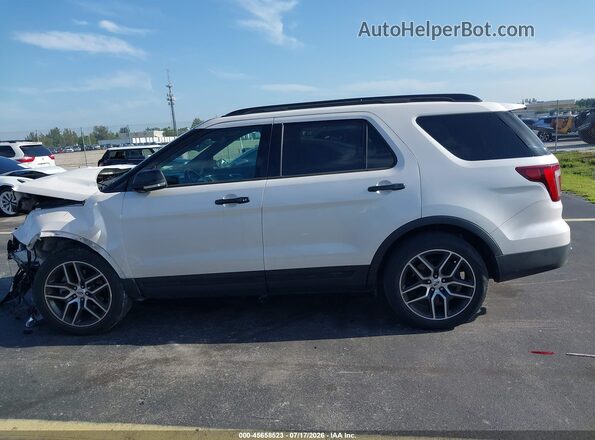 1FM5K8GT5HGD78733 2017 FORD EXPLORER White Widok wnętrza 360 stopni