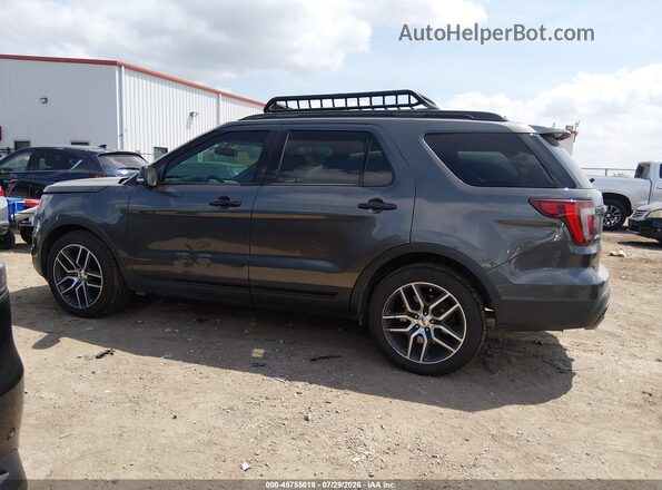 1FM5K8GT5HGD98707 2017 FORD EXPLORER Gray 