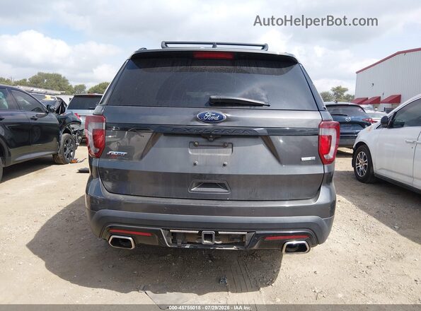 1FM5K8GT5HGD98707 2017 FORD EXPLORER Gray 