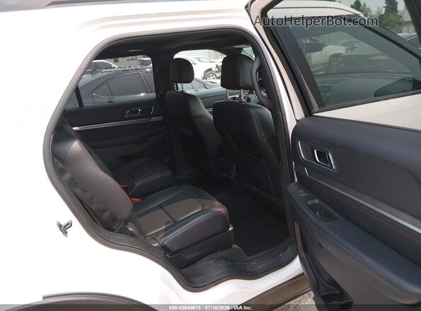 1FM5K8GT5HGE20558 2017 FORD EXPLORER White VIN sticker view
