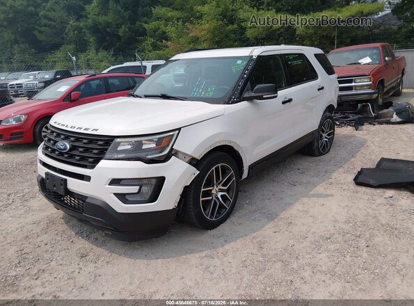 1FM5K8GT5HGE20558 2017 FORD EXPLORER White Front left