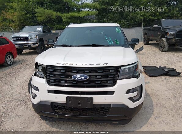 1FM5K8GT5HGE20558 2017 FORD EXPLORER White Rear interior view