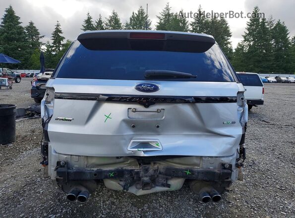 1FM5K8GT5KGA96583 2019 FORD EXPLORER Silver Հետևի տեսք
