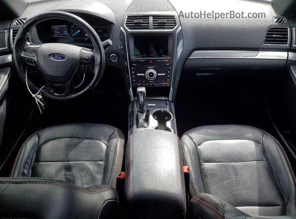 1FM5K8GT5KGA96583 2019 FORD EXPLORER Silver Առջևի վահանակի տեսք