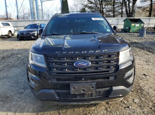 1FM5K8GT6GGC63699 2016 FORD EXPLORER Black Vista frontal