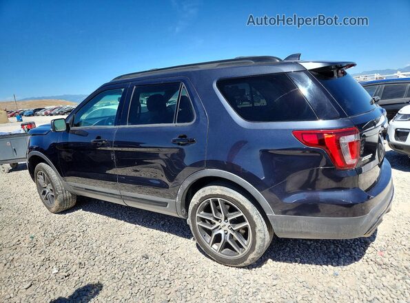 1FM5K8GT6HGA43271 2017 FORD EXPLORER Black უკანა მარცხენა