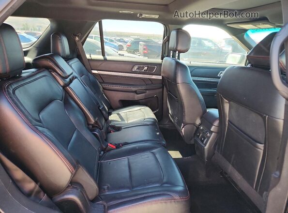 1FM5K8GT6HGA43271 2017 FORD EXPLORER Black უკანა სალონის ხედი