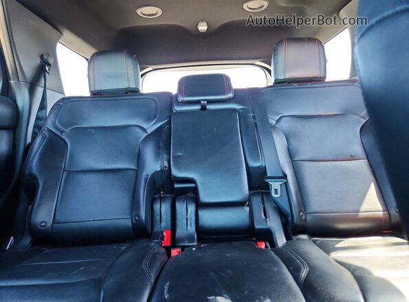 1FM5K8GT6HGA43271 2017 FORD EXPLORER Black უკანა სავარძლების ხედი