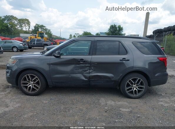 1FM5K8GT6HGC59508 2017 FORD EXPLORER Gray Սալոնի 360 աստիճան տեսք