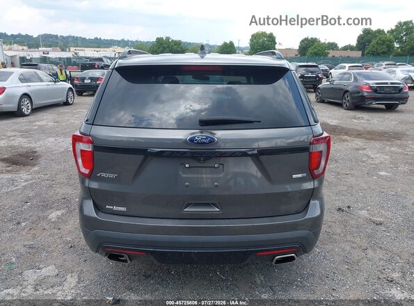 1FM5K8GT6HGC59508 2017 FORD EXPLORER Gray 