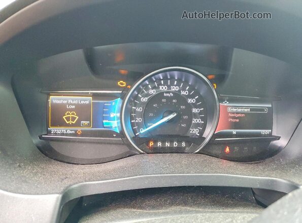 1FM5K8GT6JGB35681 2018 FORD EXPLORER Черный Вид щитка приборов