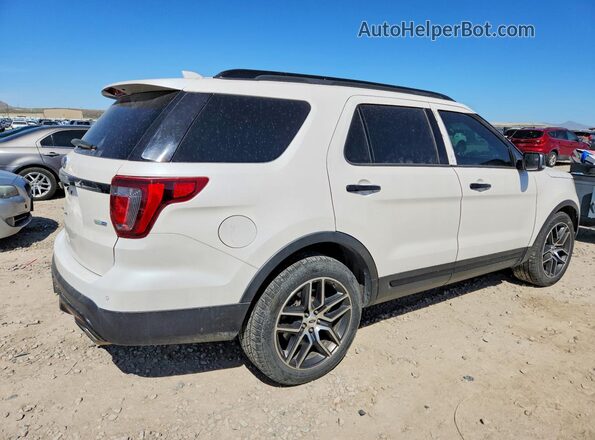 1FM5K8GT7GGC09523 2016 FORD EXPLORER White Հետևի աջ