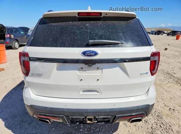1FM5K8GT7GGC09523 2016 FORD EXPLORER White Հետևի տեսք