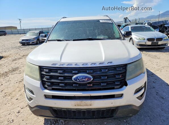 1FM5K8GT7GGC09523 2016 FORD EXPLORER White Դիմացի տեսք