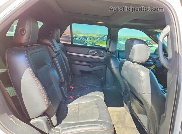 1FM5K8GT7GGC09523 2016 FORD EXPLORER White Հետևի նստատեղերի տեսք