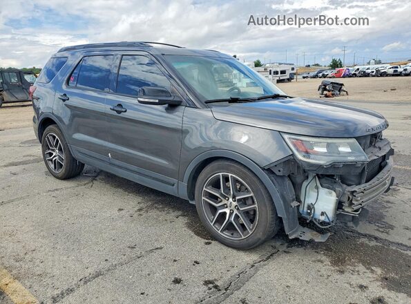 1FM5K8GT7GGC30713 2016 FORD EXPLORER Charcoal Przód prawy