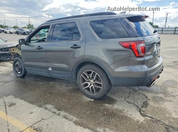 1FM5K8GT7GGC30713 2016 FORD EXPLORER Charcoal Tył lewy