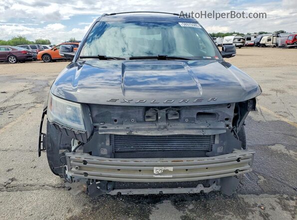 1FM5K8GT7GGC30713 2016 FORD EXPLORER Charcoal Widok z przodu