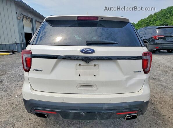 1FM5K8GT7HGA30884 2017 FORD EXPLORER White Vista trasera