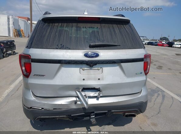 1FM5K8GT7HGA60760 2017 FORD EXPLORER Silver Вид спереду