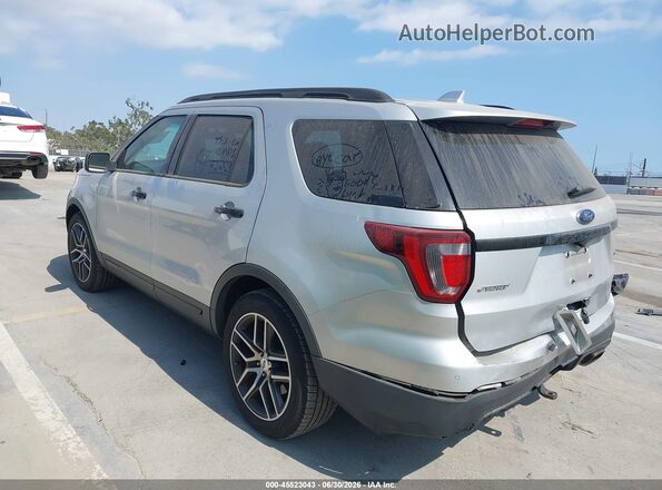 1FM5K8GT7HGA60760 2017 FORD EXPLORER Silver Задня ліва чверть