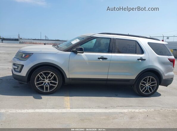 1FM5K8GT7HGA60760 2017 FORD EXPLORER Silver Панорамний вид салону 360°