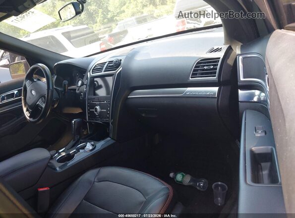 1FM5K8GT7HGC02203 2017 FORD EXPLORER Gray Սալոնի դիմացի տեսք