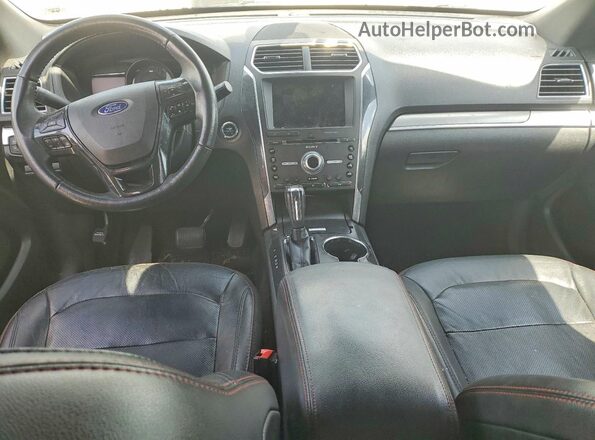 1FM5K8GT7JGA21222 2018 FORD EXPLORER Silver Առջևի վահանակի տեսք
