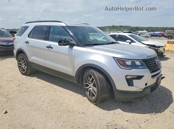 1FM5K8GT7JGA21222 2018 FORD EXPLORER Silver Առջևի աջ